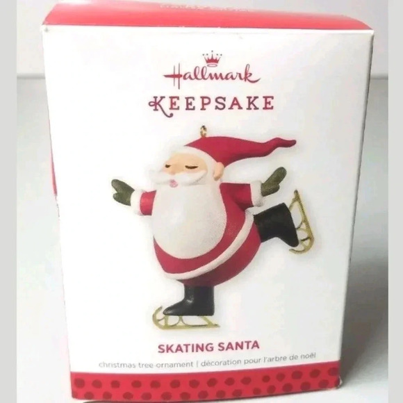 Hallmark Keepsake Skating Santa Ornament 2013 - Picture 1 of 4